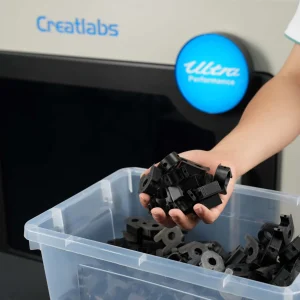 Serienteile aus einem Creatlabs-Ultra-Drucker