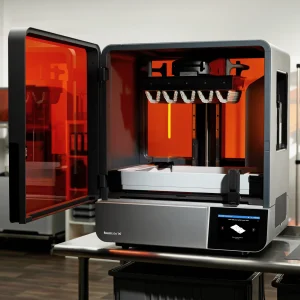 Formlabs Form 4BL mit geöffneter Abdeckung im medizinischen Labor