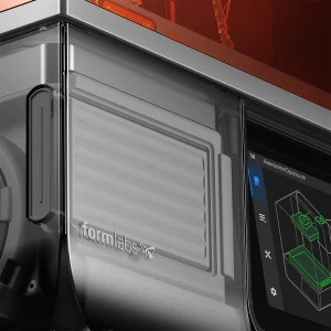 Detailansicht des Gehäuses und Touchscreens des Formlabs Form Studio 1