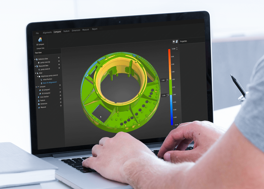 Shining3D Inspect – Inspektion am Desktop-Arbeitsplatz